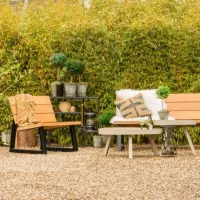 WOOOD Sunny bijzettafel buiten metaal mist 35xø80cm